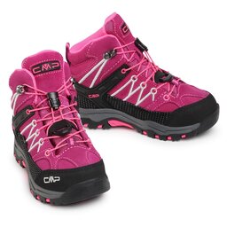 

Трекінгові черевики CMP Kids Rigel Mid Wp 3Q12944 Berry/Pink Fluo 05HF, Рожевий
