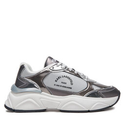 KARL LAGERFELD Sneakersy KARL LAGERFELD Komet KL65638M Srebrny