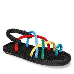 Bohonomad Sandále Bohonomad Ibiza IBZ.2077.WRS Black-Multicolor