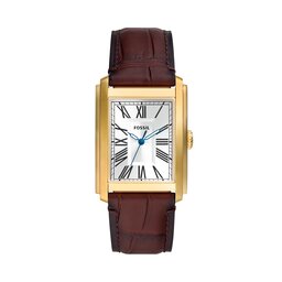 Fossil Zegarek Fossil Carraway FS6011 Gold/Brown