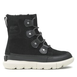 Sorel Snehule Sorel Explorel II Joan Faux Fur Wp NC4462-010 Čierna