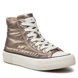 Tommy Hilfiger Sneakers Tommy Hilfiger High Top Lace-Up Sneaker T3A9-32290-1437 S Taupe/Rose 686