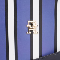 

Сумка Tommy Hilfiger Iconic Tommy Tote Stripe Mix AW0AW14766 0H7, Cиній