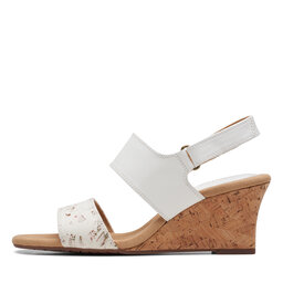 

Босоніжки Clarks Kyarra Faye 26171238 White Leather, Білий