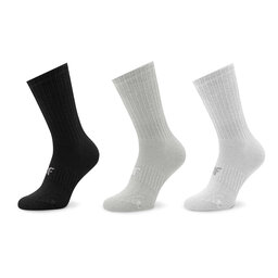 4F Set di 3 paia di calzini lunghi da bambini 4F 4FJAW22USOCF060 91S