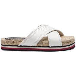 

Еспадрильї Tommy Hilfiger Colorful Tommy Flat Sandal FW0FW04159 Whisper White 121, Білий