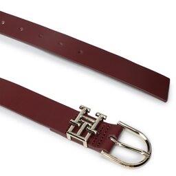 

Жіночий ремінь Tommy Hilfiger Th Lux 3.0 AW0AW14943 XJS, Бордовий