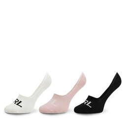 Lauren Ralph Lauren Sada 3 párů dámských ponožek Lauren Ralph Lauren 454945106001 Pink/Ivory/Black