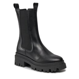 Tamaris Jātnieku stila puszābaki Tamaris 1-25498-41 Black Leather 003