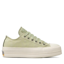 

Кеди Converse Ctas Lift Ox A01733C Olive Aura/Egret, Зелений