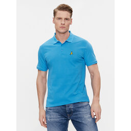 Brave Soul Brave Soul Polo marškinėliai MPS-149IMAIB Mėlyna Straight Fit