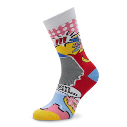 

Високі шкарпетки unisex Curator Socks Pop Art Кольоровий