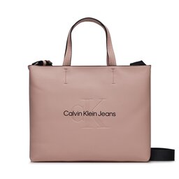 Calvin Klein Jeans Borsetta Calvin Klein Jeans Sculpted Mini Slim Tote26 Mono K60K611547 Pale Conch TFT