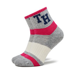 

Набір 2 пар високих дитячих шкарпеток Tommy Hilfiger 701224990 Pink Combo 002, Кольоровий