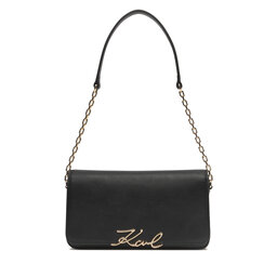 KARL LAGERFELD Ročna torba KARL LAGERFELD B1W32037 Črna