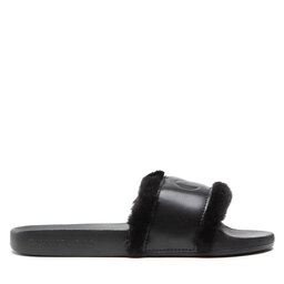 

Шльопанці Calvin Klein Jeans Slide W/Fake Fur YW0YW00754 Black BDS, Чорний