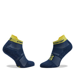 

Високі шкарпетки unisex Compressport Pro Racing V4.0 Run Low XU00047B Blues/Green Sheen, Cиній