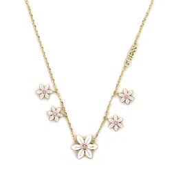 

Браслет Guess JUBN04 133JW YELLOW GOLD/WHITE, Золотий