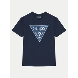 Guess Guess Camiseta L5RI14 K8HM4 Azul marino Regular Fit