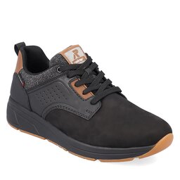 Rieker Lågskor Rieker 07005-00 Schwarz  / Black  / Nuss  / Granit 00