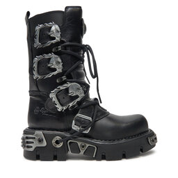 NEW ROCK Šņorzābaki NEW ROCK M-391-S1 Melns