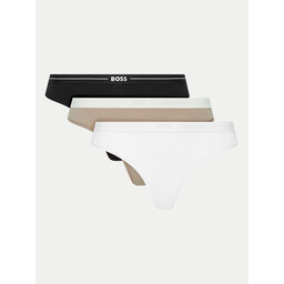BOSS Boss 3 db tanga 50510030 Fekete