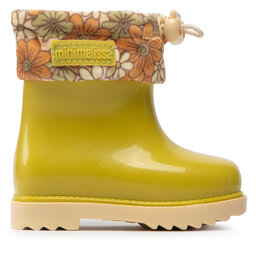 

Гумові чоботи Melissa Mini Melissa Rain Boot III Bb 33615 Green/Yellow AB202, Зелений