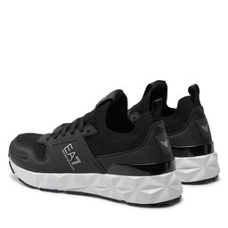 

Снікерcи EA7 Emporio Armani X8X175 XK380 Q739 Black+Silver+White, Чорний
