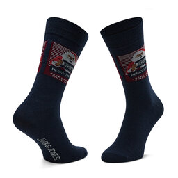 

Набір 3 пар високих чоловічих шкарпеток Jack&Jones Jacsanta Claus Sock Giftbox 12198046 Navy Blazer/Blue, Чорний