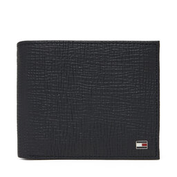 Tommy Hilfiger Duży Portfel Męski Tommy Hilfiger Th Flag Cc & Coin AM0AM13709 Granatowy