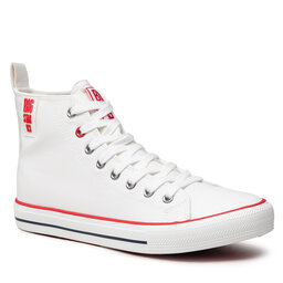 Big Star Shoes Tygskor Big Star Shoes JJ174071 White/Red