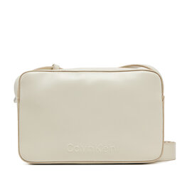 Calvin Klein Τσάντα Calvin Klein Embossed Logo Camera Bag K60K612555 Μπεζ