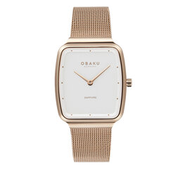 Obaku Klocka Obaku V267LXVIMV Rose Gold