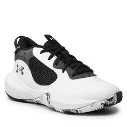 Under Armour Chaussures Under Armour Ua Ps Lockdown 6 3025618-101 Wht/Blk