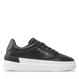 

Снікерcи Tommy Hilfiger Th Signature Leather Sneaker FW0FW06665 Black BDS, Чорний
