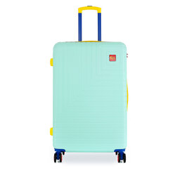 Semi Line Μεγάλη Βαλίτσα Semi Line T5942-3 Πράσινο