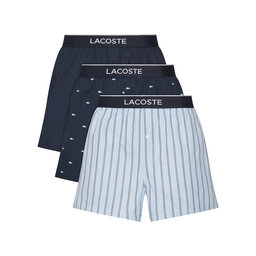 Lacoste Lacoste Komplektas: 3 poros trumpikių 7H1283 Tamsiai mėlyna