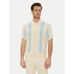 Blend Blend Polo marškinėliai 20717954 Smėlio Regular Fit