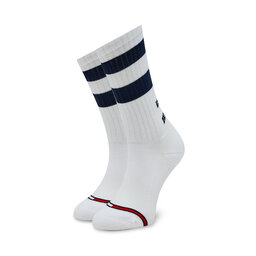Tommy Hilfiger Дълги чорапи unisex Tommy Hilfiger 701225510 White/Navy 001