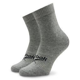 Reebok Calzini lunghi unisex Reebok Active Foundation Quarter Socks GI0076 medium grey heather