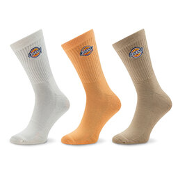 Dickies Set de 3 perechi de șosete medii unisex Dickies Valley DK0A4Y9O Papaya E82
