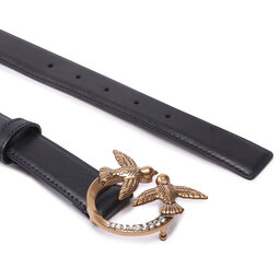 

Жіночий ремінь Pinko Love Berry H3 Belt PE 23 PLT01 100125 A0GY Black Z99Q, Чорний