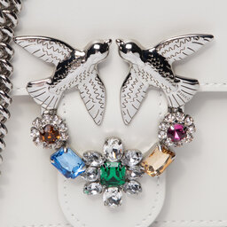 

Сумка Pinko Love Smart Jewels C PE 20 PLTT 1P21M5 Y5FF White I09, Білий