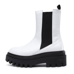 

Челсі Calvin Klein Jeans Flatform Chelsea Boot YW0YW00850 White YBR, Білий