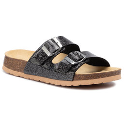 Superfit Pantoletten Superfit 8-00111-01 D Schwarz Kombi