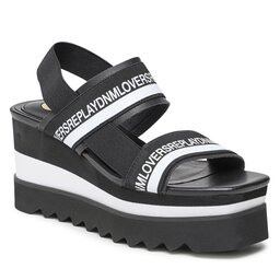 Replay Sandały Replay New Ginger Strap GWP5M .000.C0002T Black 003da