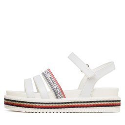 

Босоніжки Tommy Hilfiger Velclo Platform T3A2-32762-0371 M White, Білий