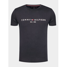 Tommy Hilfiger Tommy Hilfiger T-Shirt Core Logo Tee MW0MW11465 Σκούρο μπλε Slim Fit