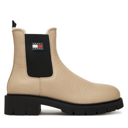 Tommy Jeans Štibletai Tommy Jeans Tjw Chelsea Boot Wl EN0EN02826 Écru
