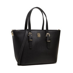 Tommy Hilfiger Τσάντα Tommy Hilfiger Th Timeless Small Tote Blk AW0AW13983 Bds